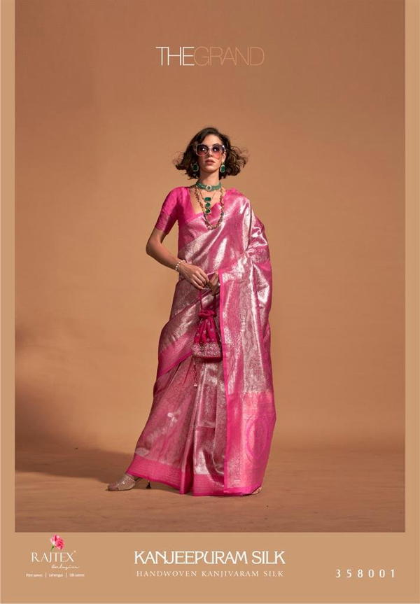 RAJTEX KANJEEPURAM SILK 358001-358006 SERIES