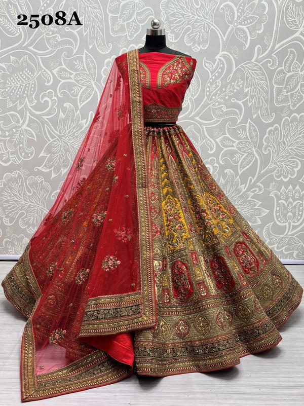 Anjani Art Bridal Lehenga 2508 Colors