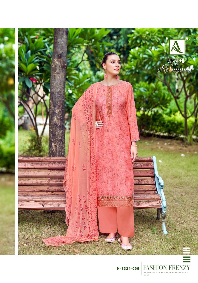 ALOK SUIT REHNUMA H-1324-001 TO H-1324-006 5