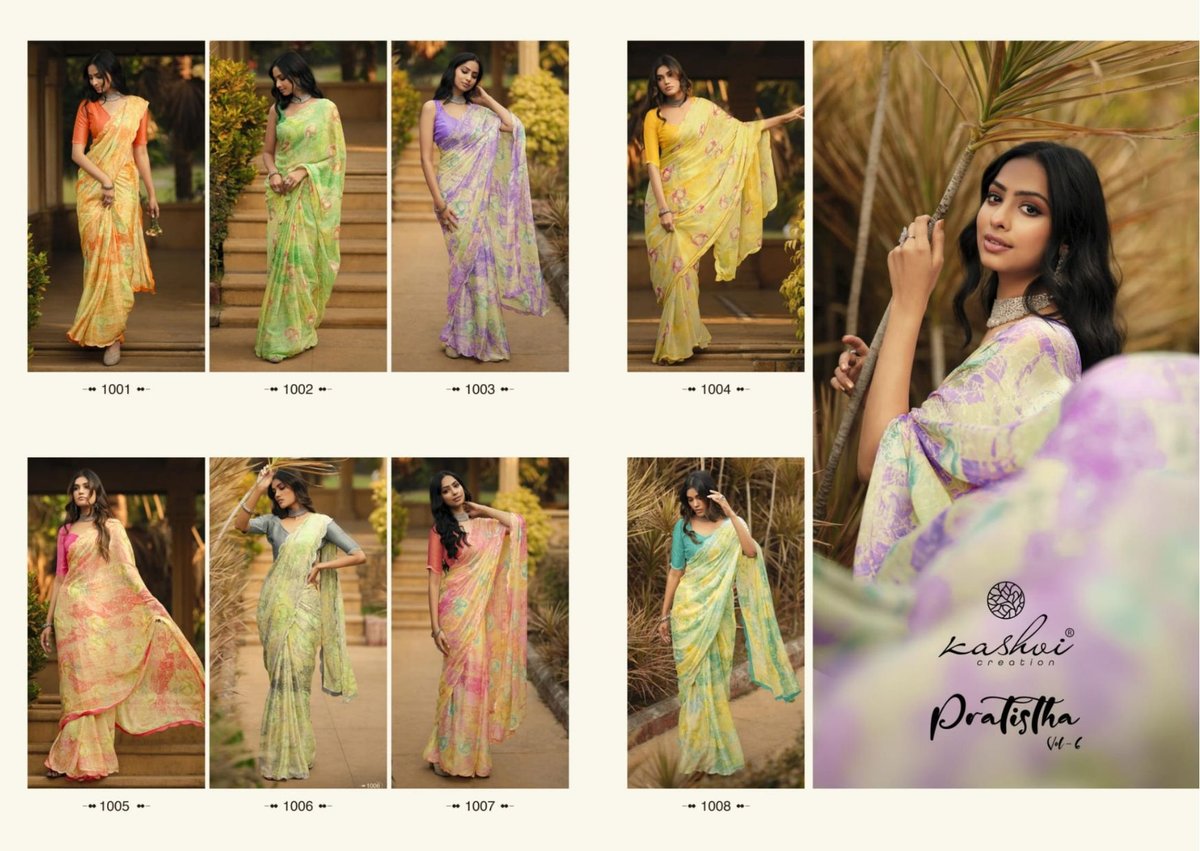 KASHVI CREATION PRATISTHA VOL-6 1001 TO 1008 9