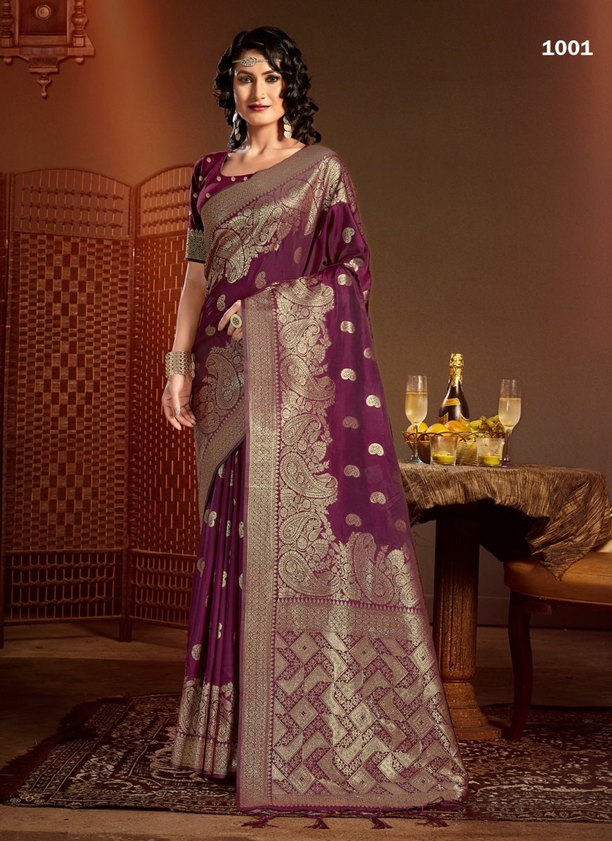 Sangam Prints Jimmy Silk 1001-1006 Series 1