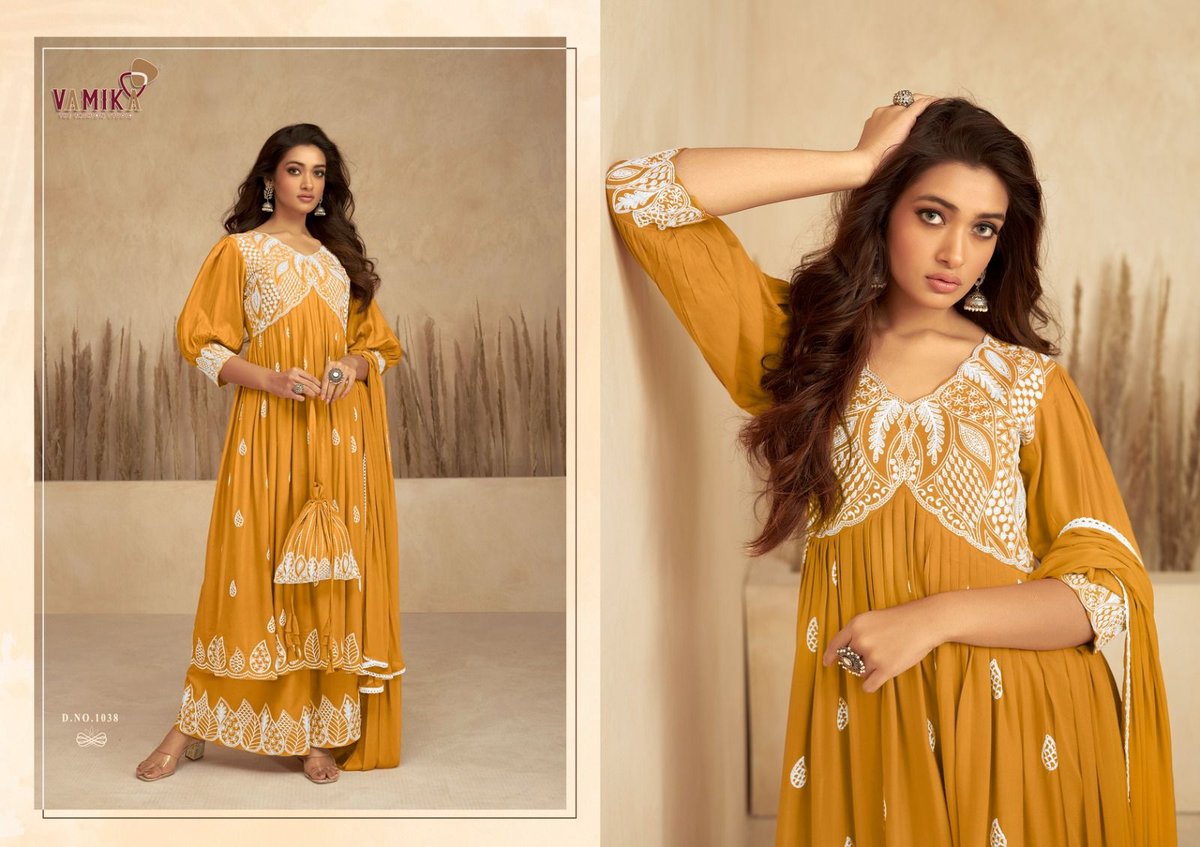 Vamika Fashion Lakhnavi Vol-7 1037-1042 Series 2