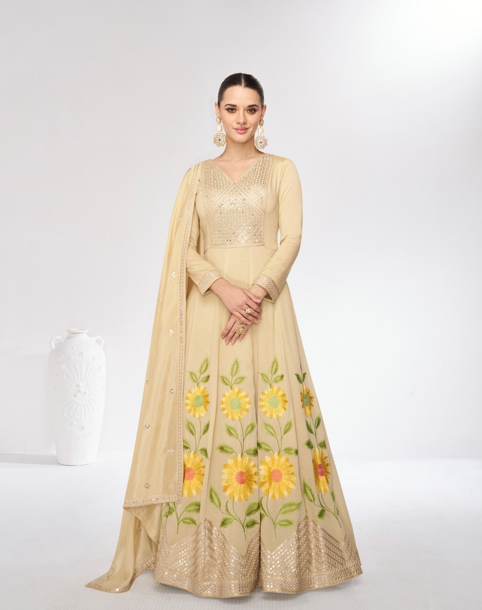 AASHIRWAD CREATION MARIGOLD 9978 TO 9979 2