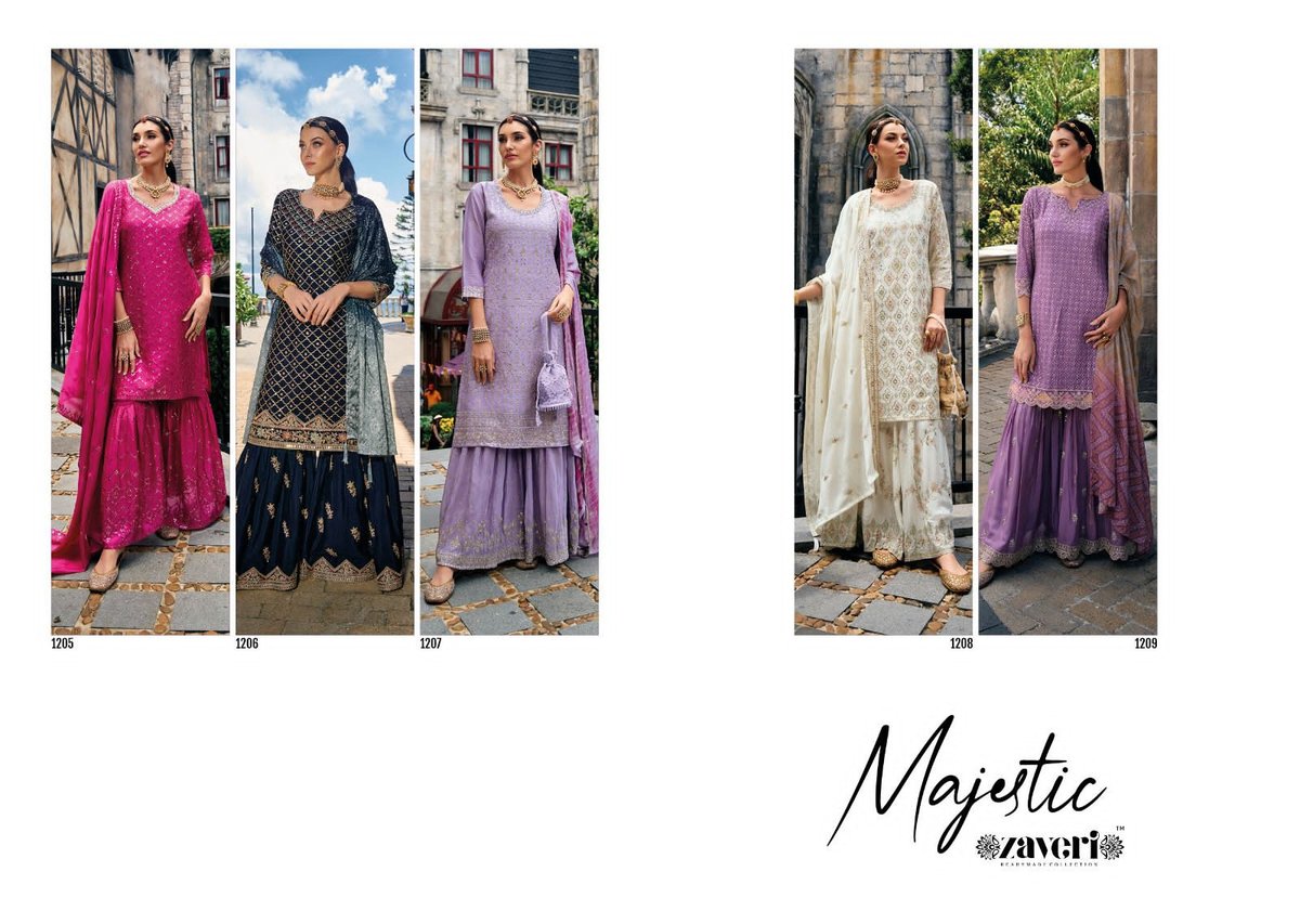 Zaveri Majestic 1205-1209 Series 6