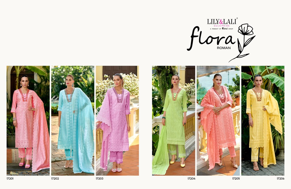 LILY & LALI FLORA ROMAN 17201 TO 17206 7