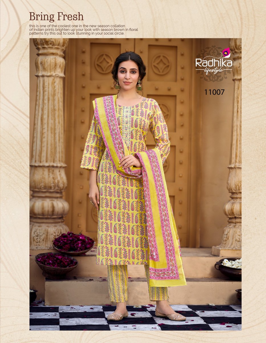 RADHIKA LIFESTYLE COTTON KUDI 11001 TO 11008 7
