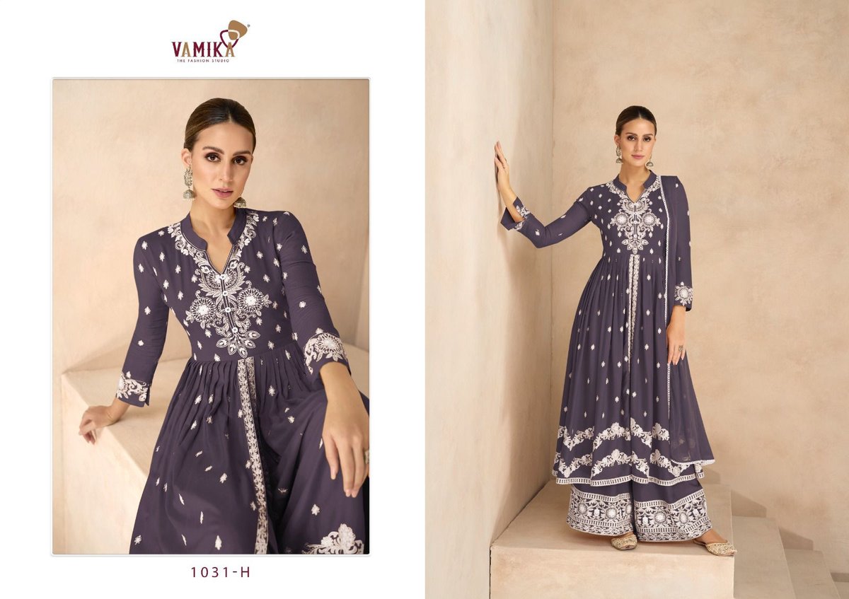 Vamika Fashion Lakhnavi Vol-6 Silver 1031 Colors 3