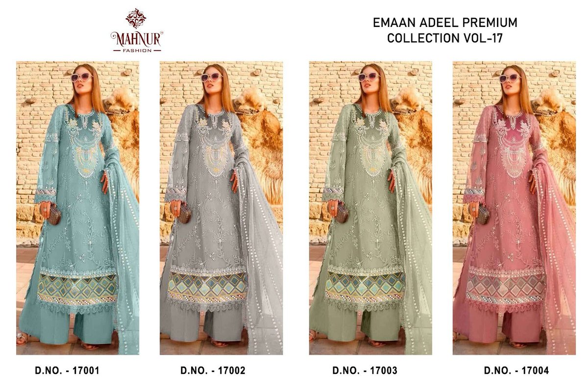 MAHNUR FASHION EMAAN ADEEL PREMIUM VOL-17 17001 TO 17004 5