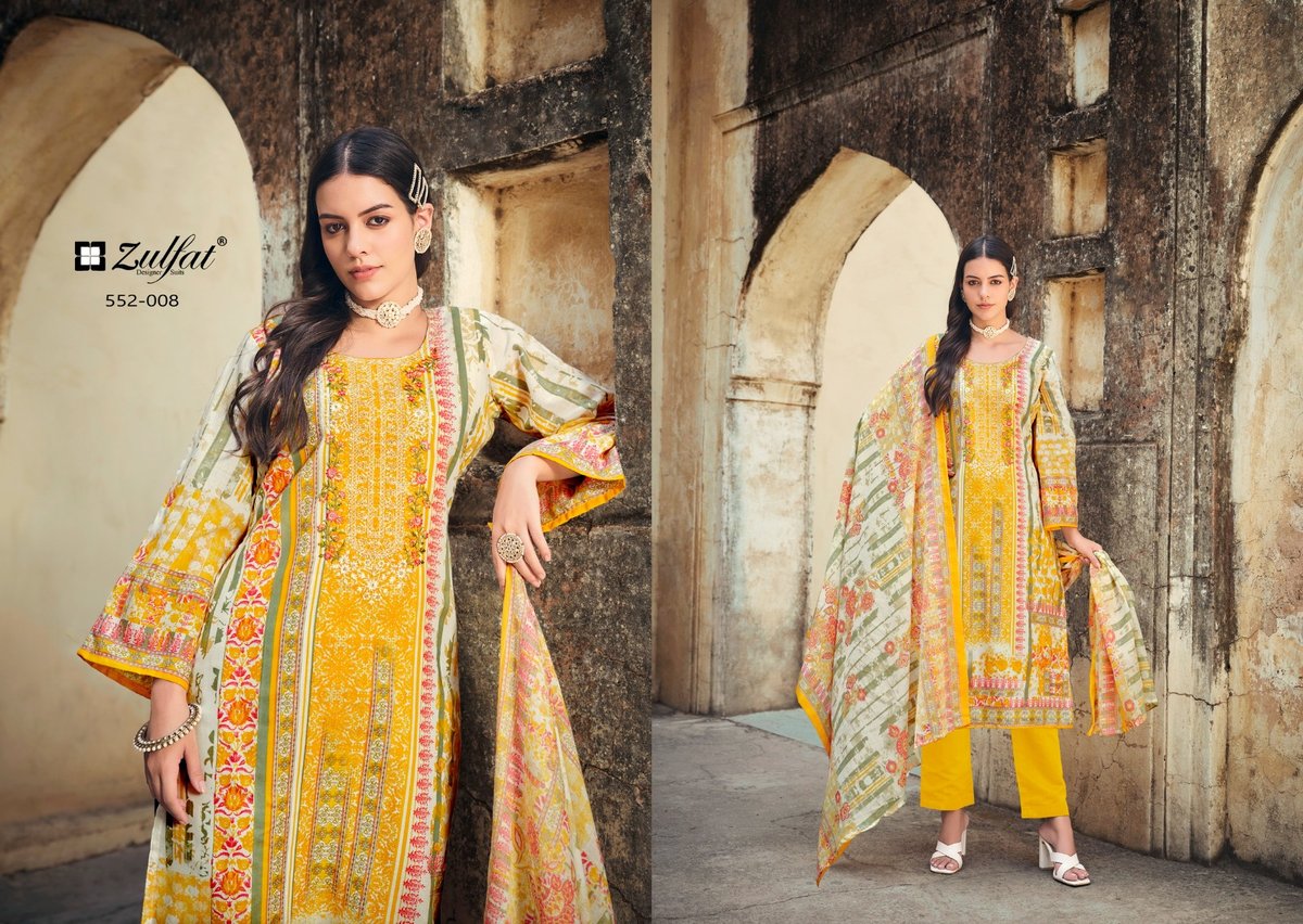 ZULFAT DESIGNER ROZEEN 552-001 TO 552-008 8