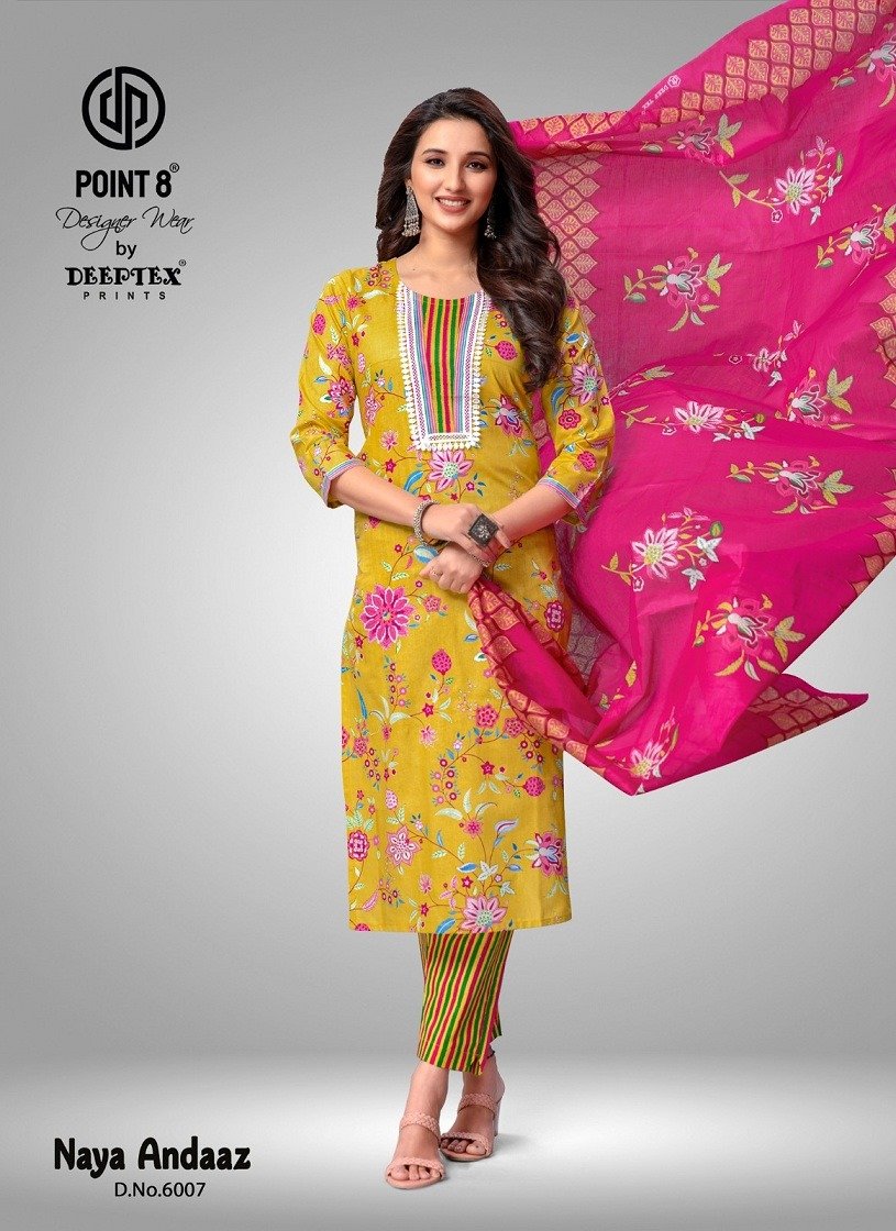 DEEPTEX NAYA ANDAAZ VOL-6 6001 TO 6010 7