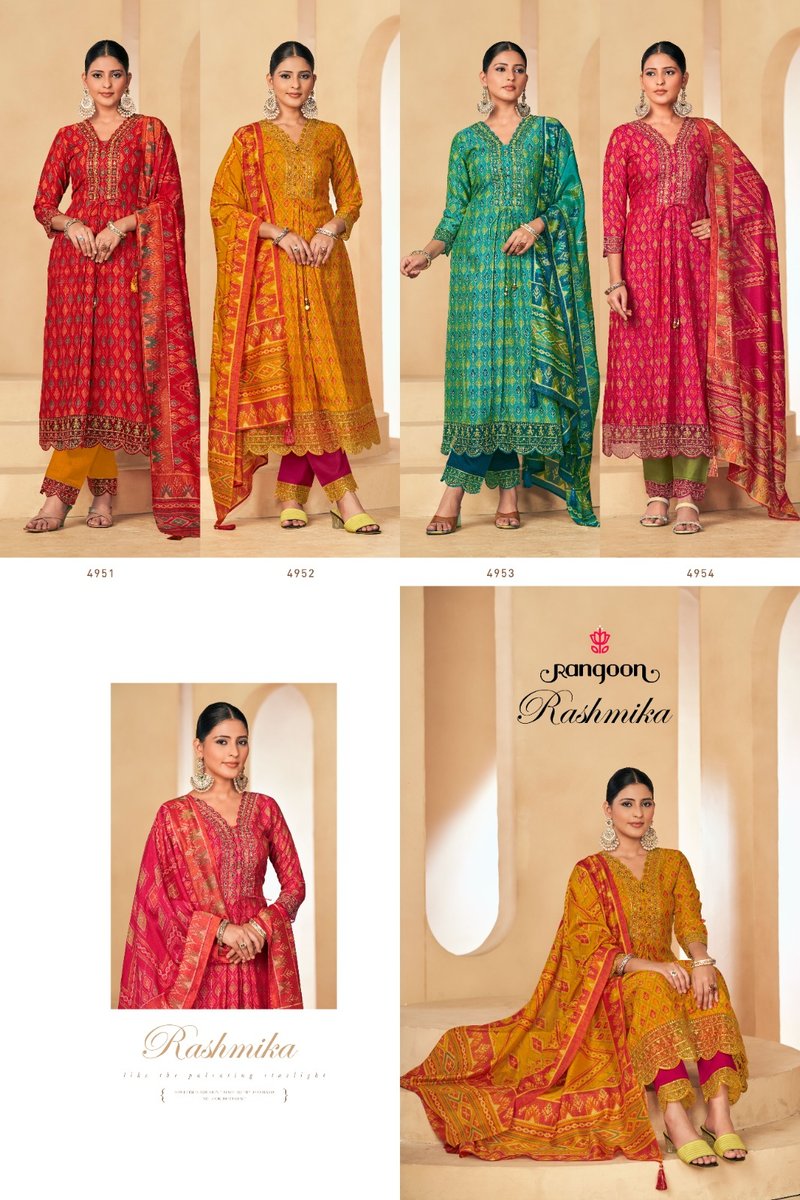RANGOON RASHMIKA 4951 TO 4954 5