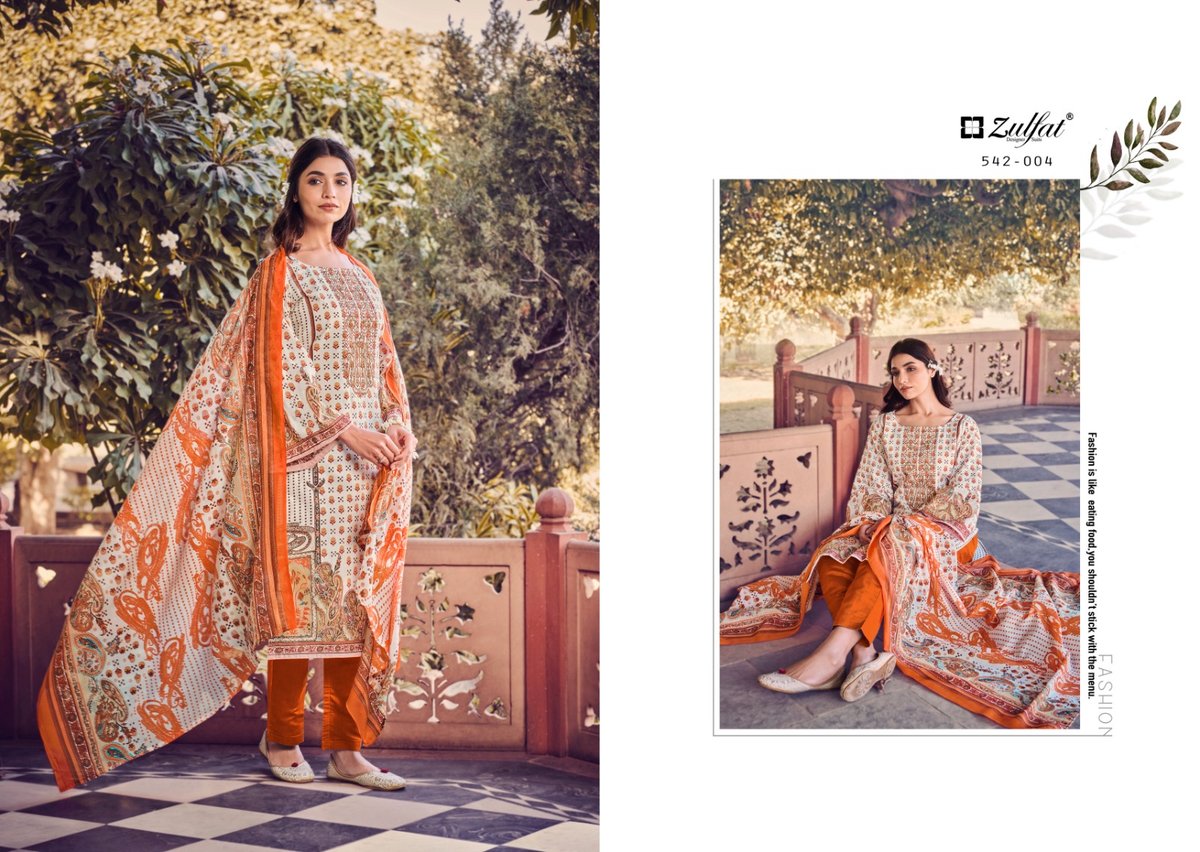 ZULFAT DESIGNER JANNAT 542-001 TO 542-006 4