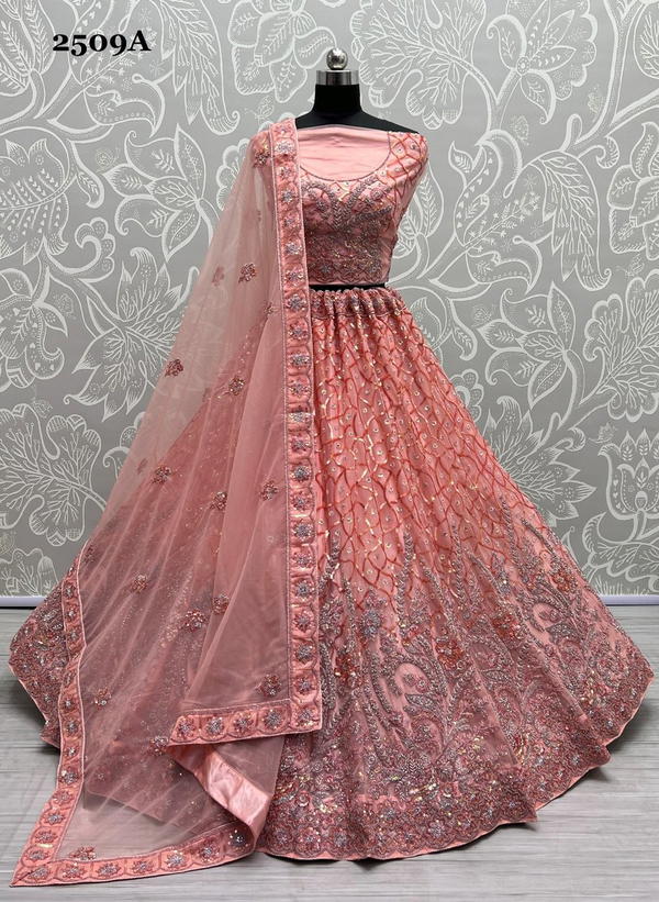 Anjani Art Bridal Lehenga 2509 Colors