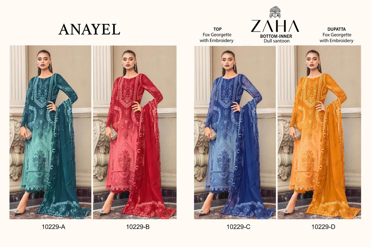 ZAHA ANAYEL VOL-1 10229-A TO 10229-D 5