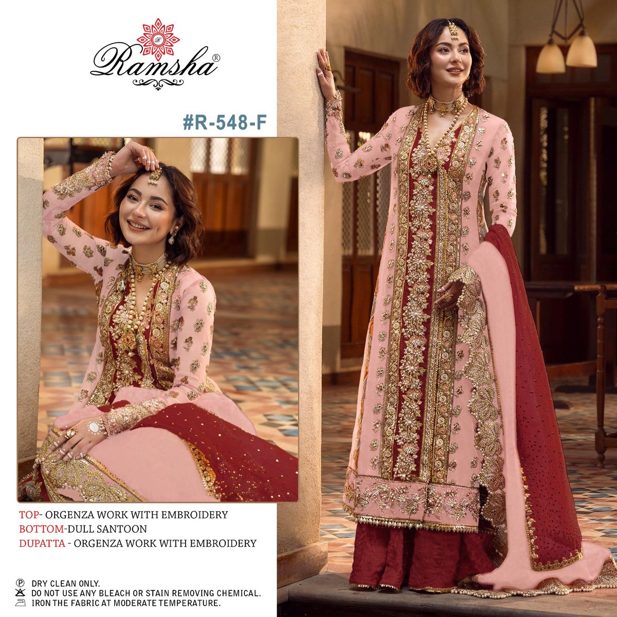 Ramsha Suit R-548 New Nx Colors 2