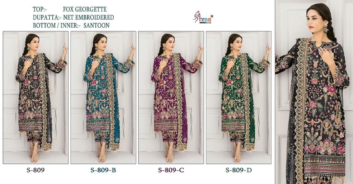 Shree Fabs S-809 Hit Design Colors 5