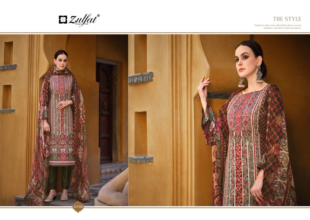 ZULFAT DESIGNER SABIRA 527-001 TO 527-008 5