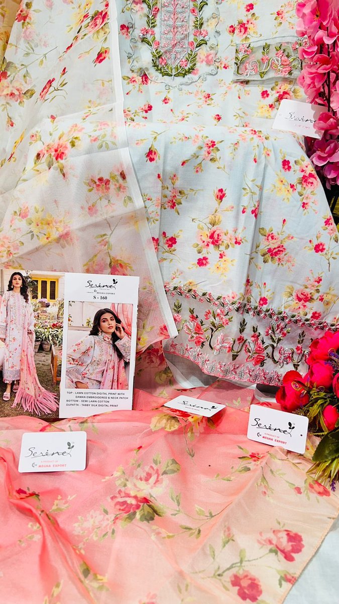 Serine Pakistani Suit S-160 Design 3