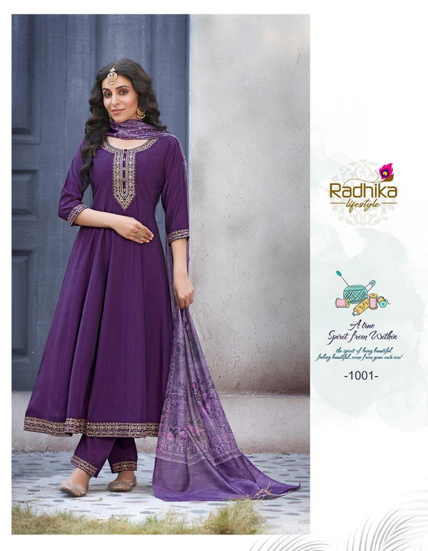 RADHIKA LIFESTYLE GULMOHAR VOL-1 1001 TO 1004