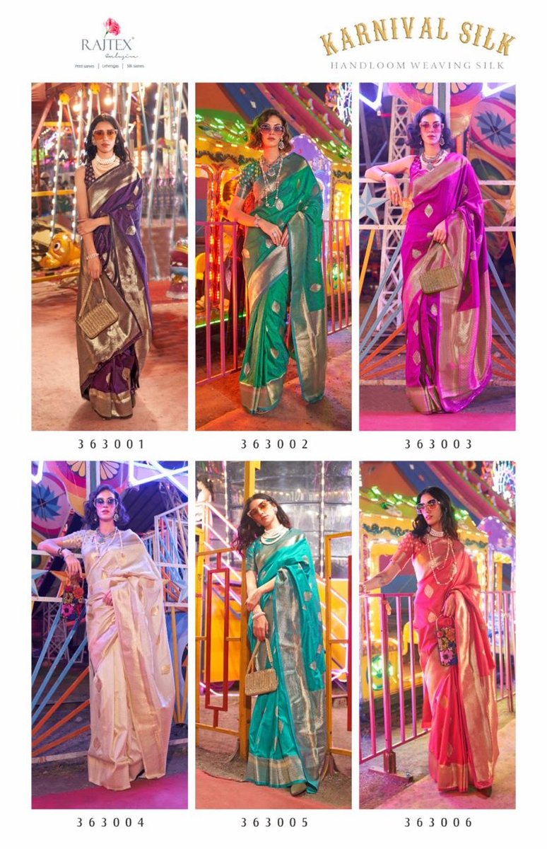 RAJTEX KARNIVAL SILK 363001 TO 363006 7