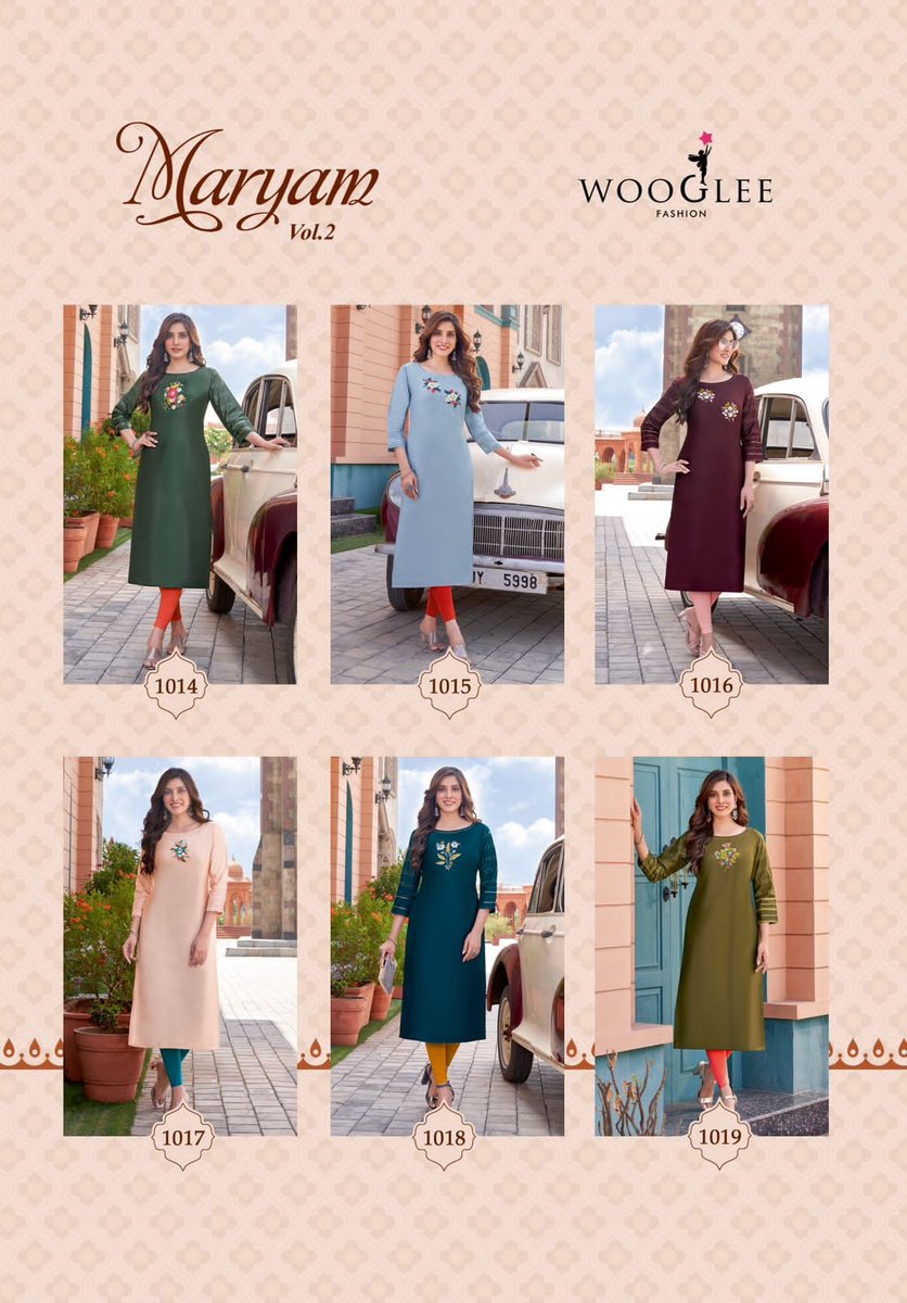 Wooglee Fashion Maryam Vol-2 1014-1019 Series 7