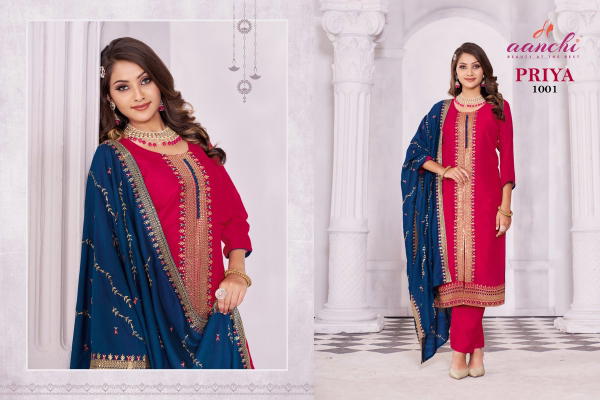 AANCHI KURTIS PRIYA 1001 TO 1004