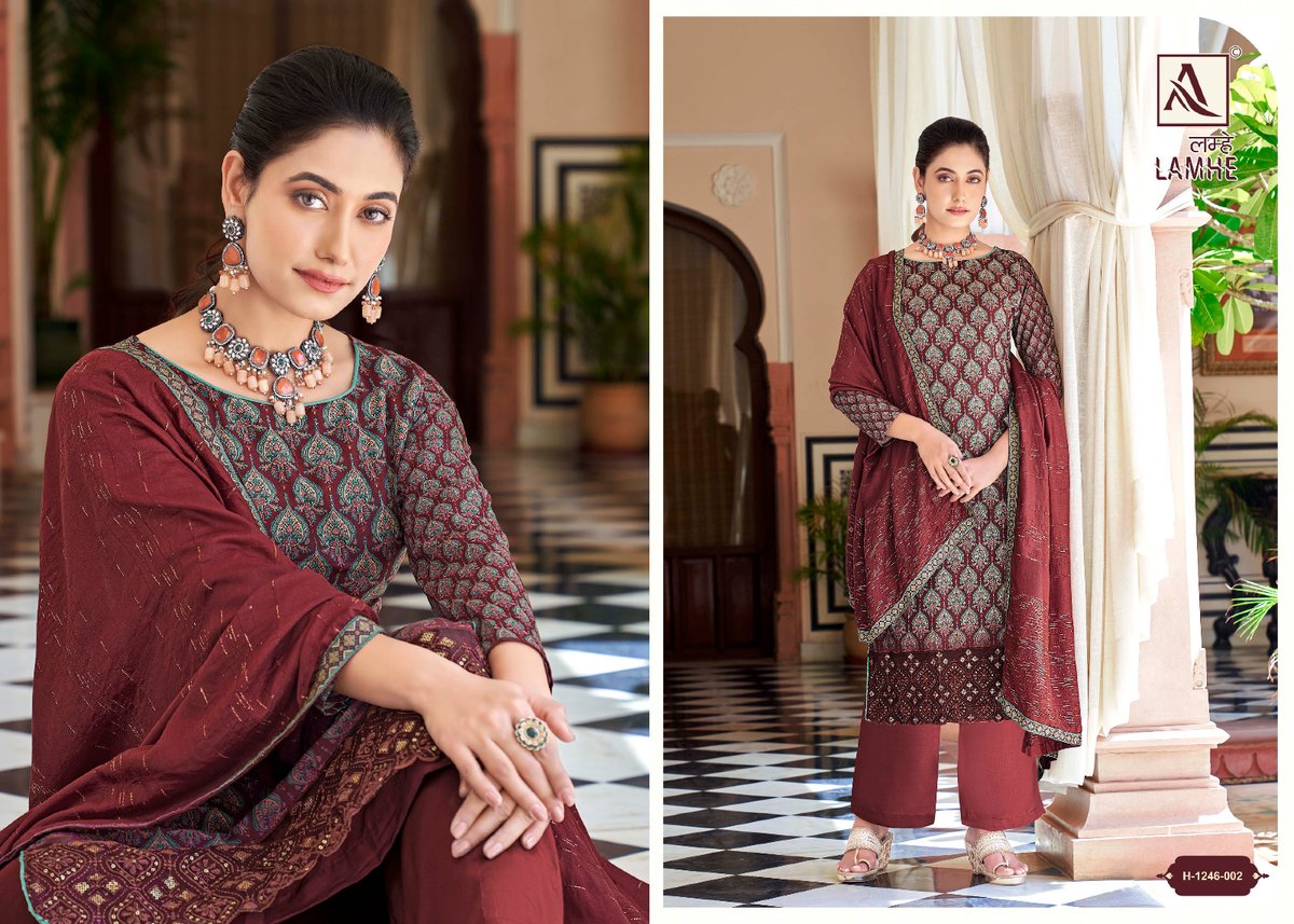 Alok Suit Lamhe 1246-001 to 1246-006 Series 2