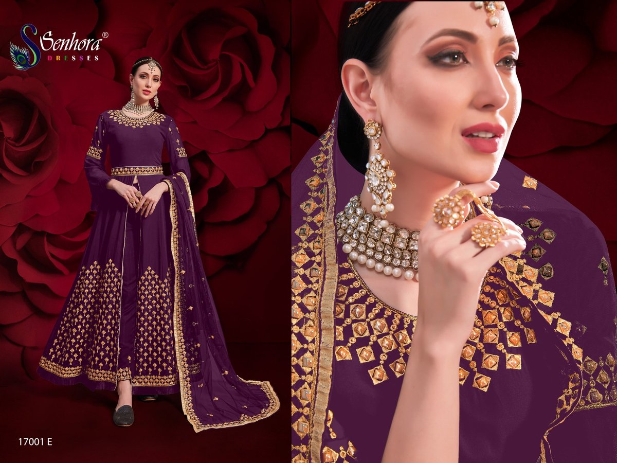 SENHORA DRESSES AGHA NOOR 17001-A TO 17001-E 5