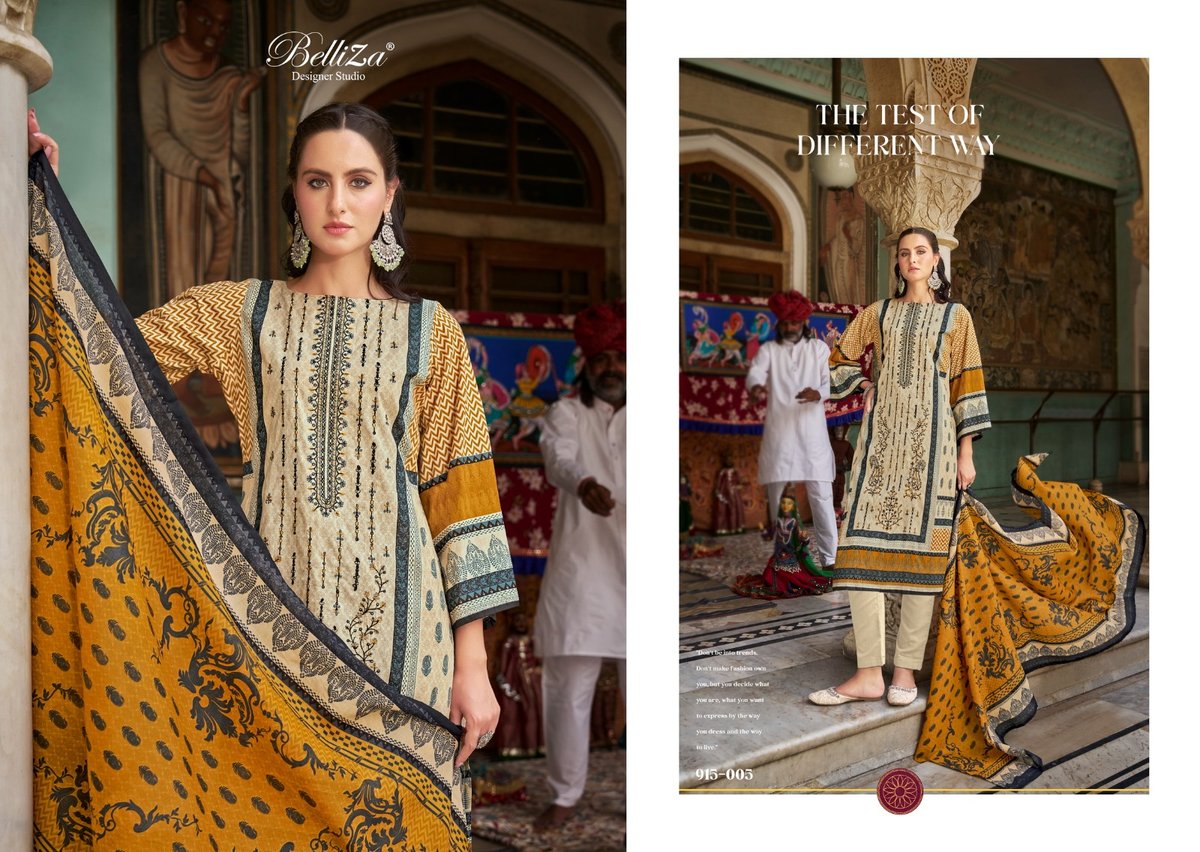 BELLIZA DESIGNER BIN SAEED VOL-4 915-001 TO 915-008 5