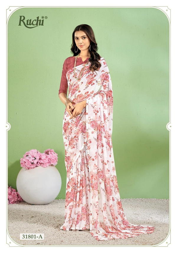 RUCHI SAREE STAR CHIFFON 154 31801-A TO 31803-D