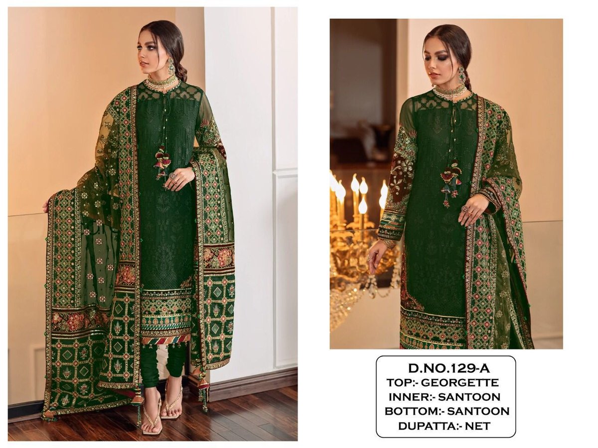 PAKISTANI DESIGNER SUIT KF-129-A TO KF-129-E 1