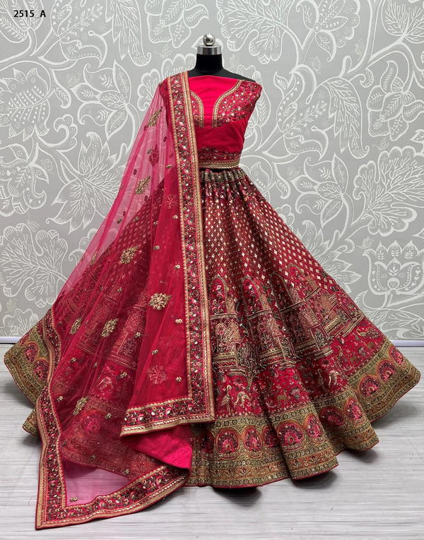 Anjani Art Bridal Lehenga 2515 Colors