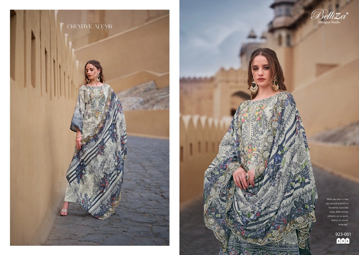 BELLIZA DESIGNER GUZARISH VOL-10 923-001 TO 923-008 1