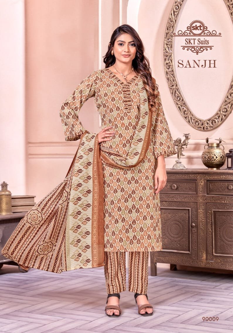 SKT SUITS SANJH 90001 TO 90012 9