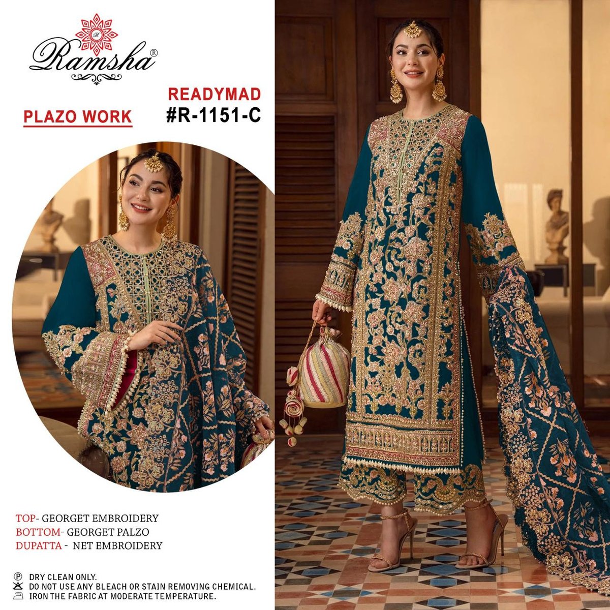 RAMSHA SUIT READYMADE R-1151-A TO R-1151-D 3