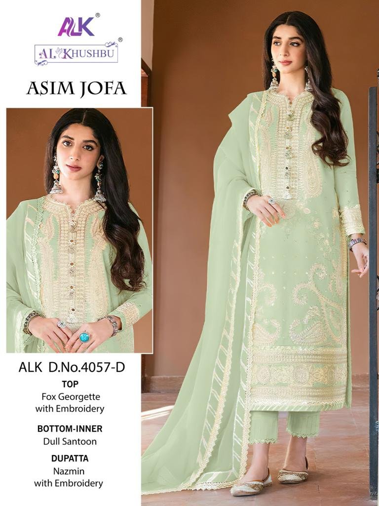 AL KHUSHBU ASIM JOFA 4057-A TO 4057-D 4