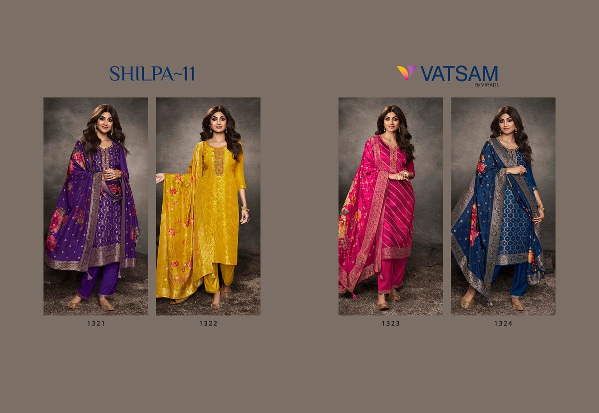 Viradi Fashion Vatsam Shilpa Vol-11 1321-1324 Series 5