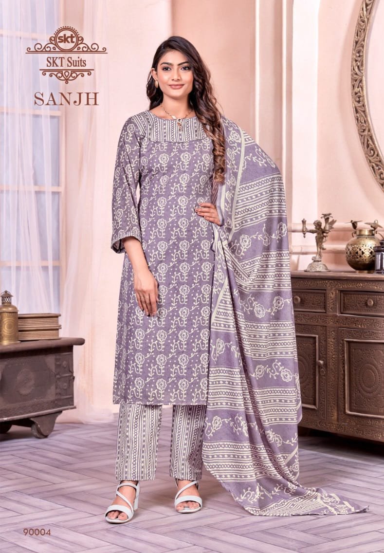 SKT SUITS SANJH 90001 TO 90012 4