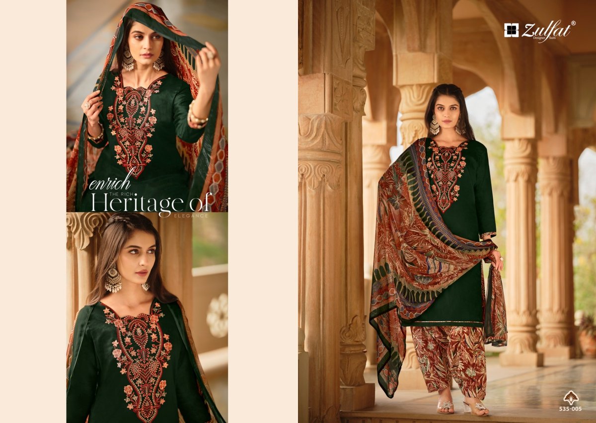 ZULFAT DESIGNER ASHNOOR 535-001 TO 535-008 5