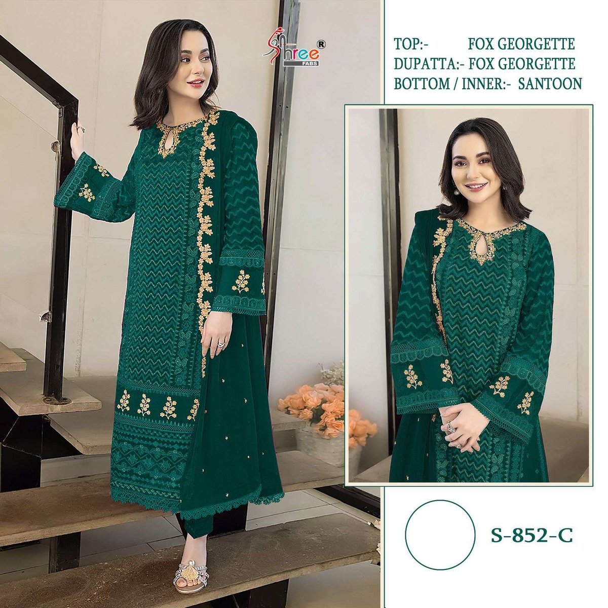 Shree Fab S-852 Colors 5