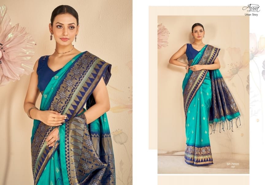 AURA SAREE URBAN STORY 79501 TO 79507 5