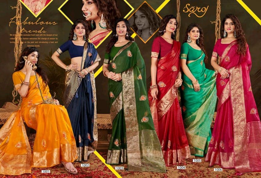 SAROJ SAREE LAILLA VOL-2 1001 TO 1006 7