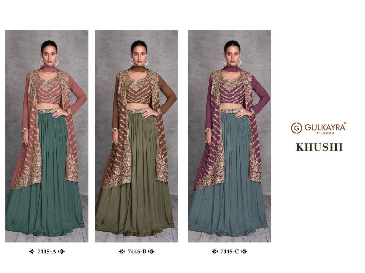 GULKAYRA DESIGNER KHUSHI 7445A-7445C 4