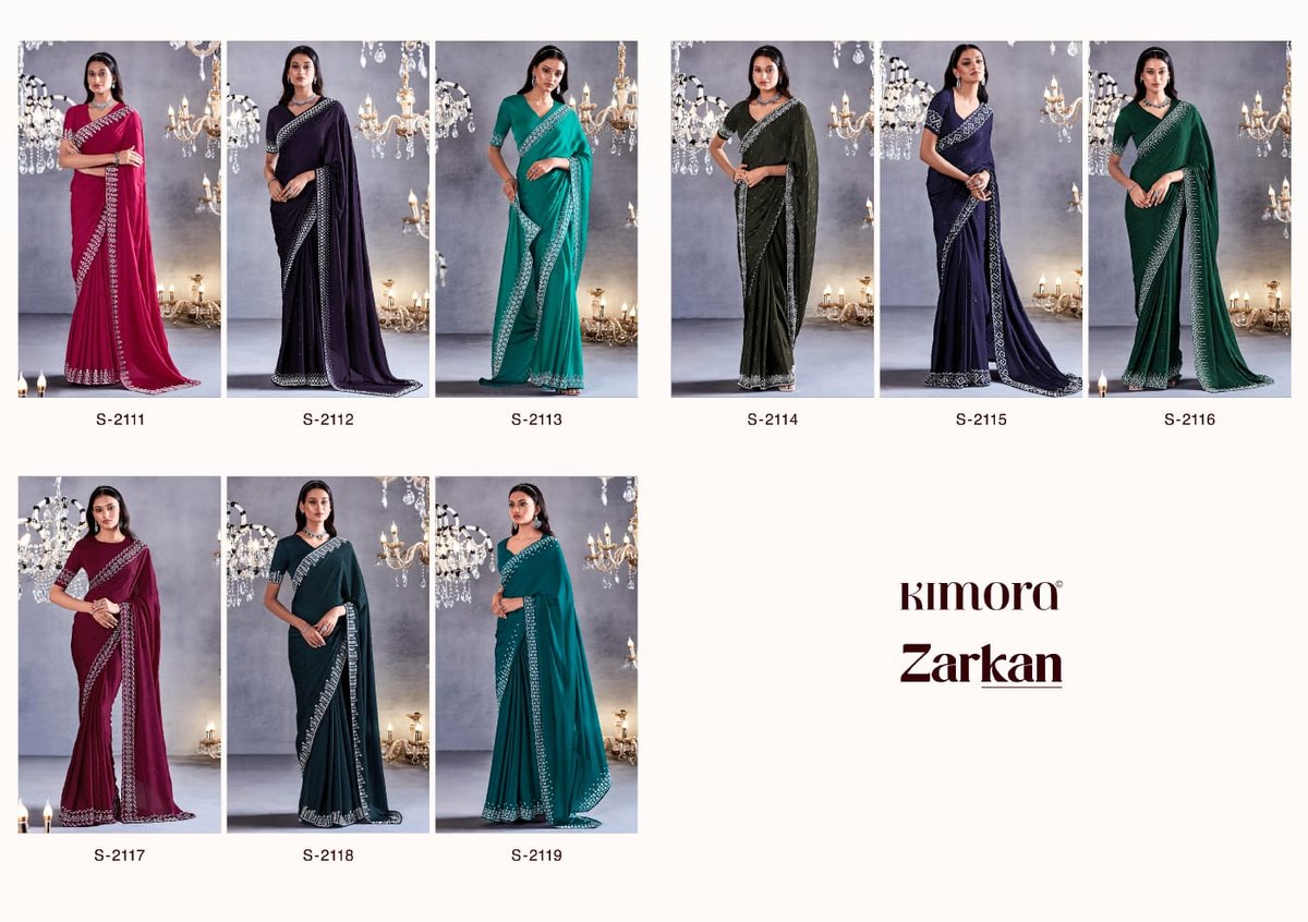 Kimora Fashion Zarkan S-2111 to S-2119 Series 10