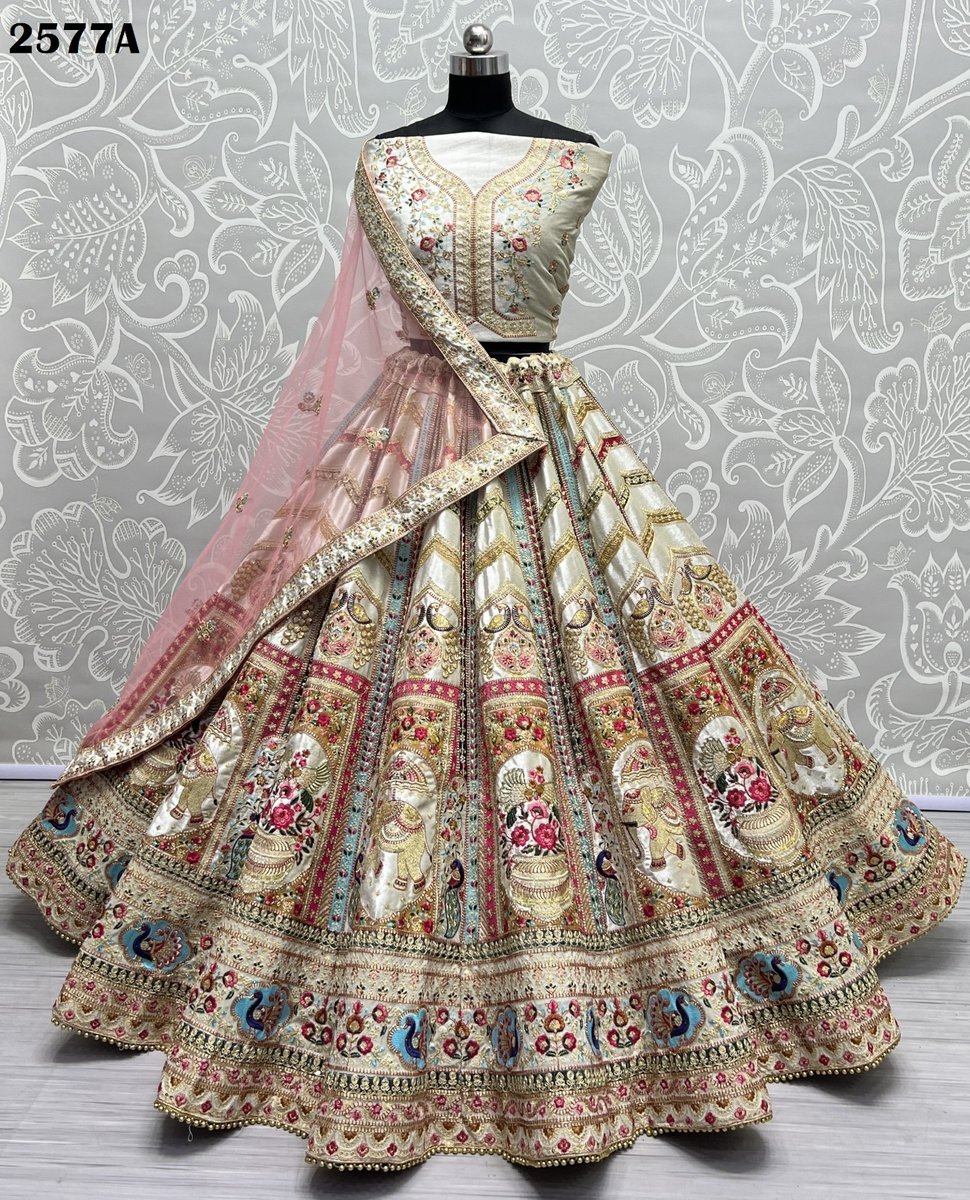 Anjani Art Bridal Lehenga Choli 2577 Colors 2