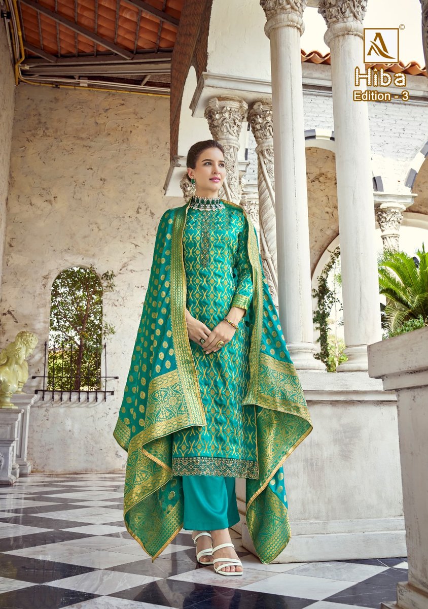 ALOK SUIT HIBA-3 H-1270-001 TO H-1270-006 3