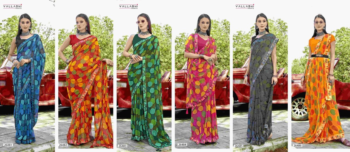 VALLABHI PRINTS MILKY 26481 TO 26486 7