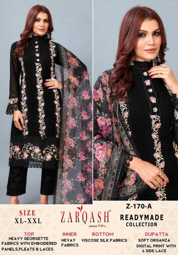 ZARQASH READYMADE COLLECTION Z-170-A TO Z-170-B
