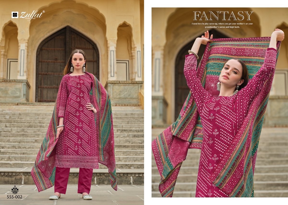 ZULFAT DESIGNER TANIA VOL-2 555-001 TO 555-006 2