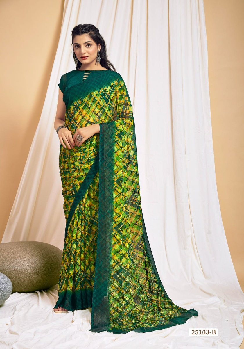 Ruchi Saree Star Chiffon 125nd Edition 25101-25106 Series 6
